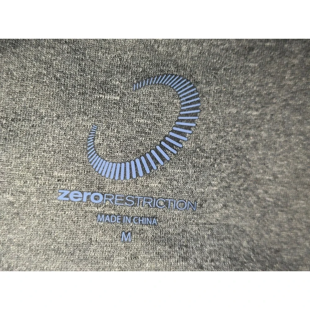 Zero Restriction Mens Grey Full Zip Golf Vest Performance Sleeveless Jacket M - Picture 3 of 5